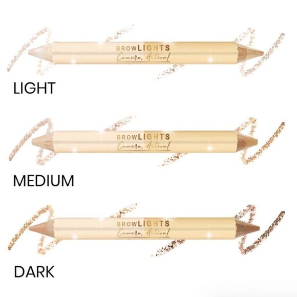 4/$25 Browlights Camera Action Duo Brow Highlighter - Picture 5 of 5